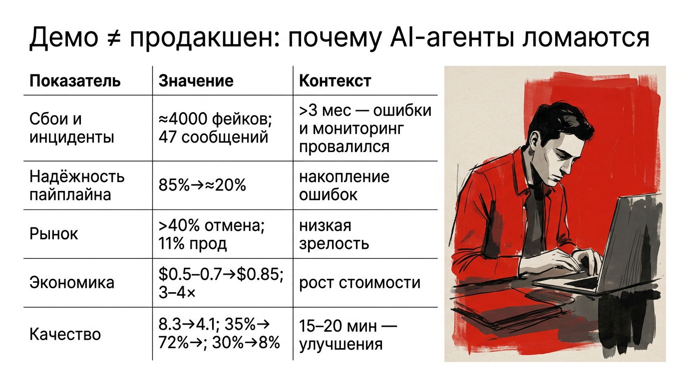 Featured image: ai agents production failures