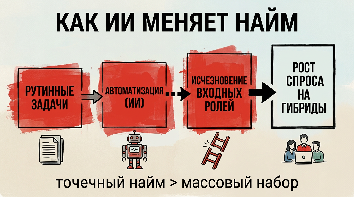Featured image: ai job market shift