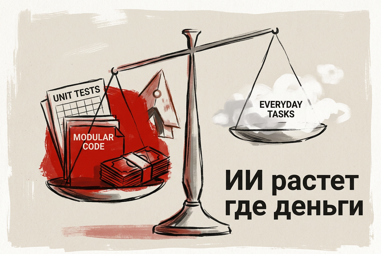 Featured image: ai progress code math