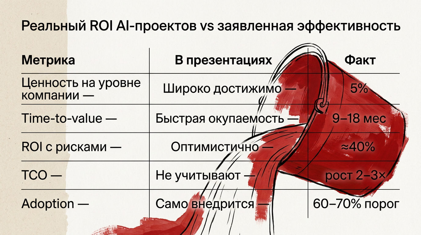 Featured image: ai roi gap