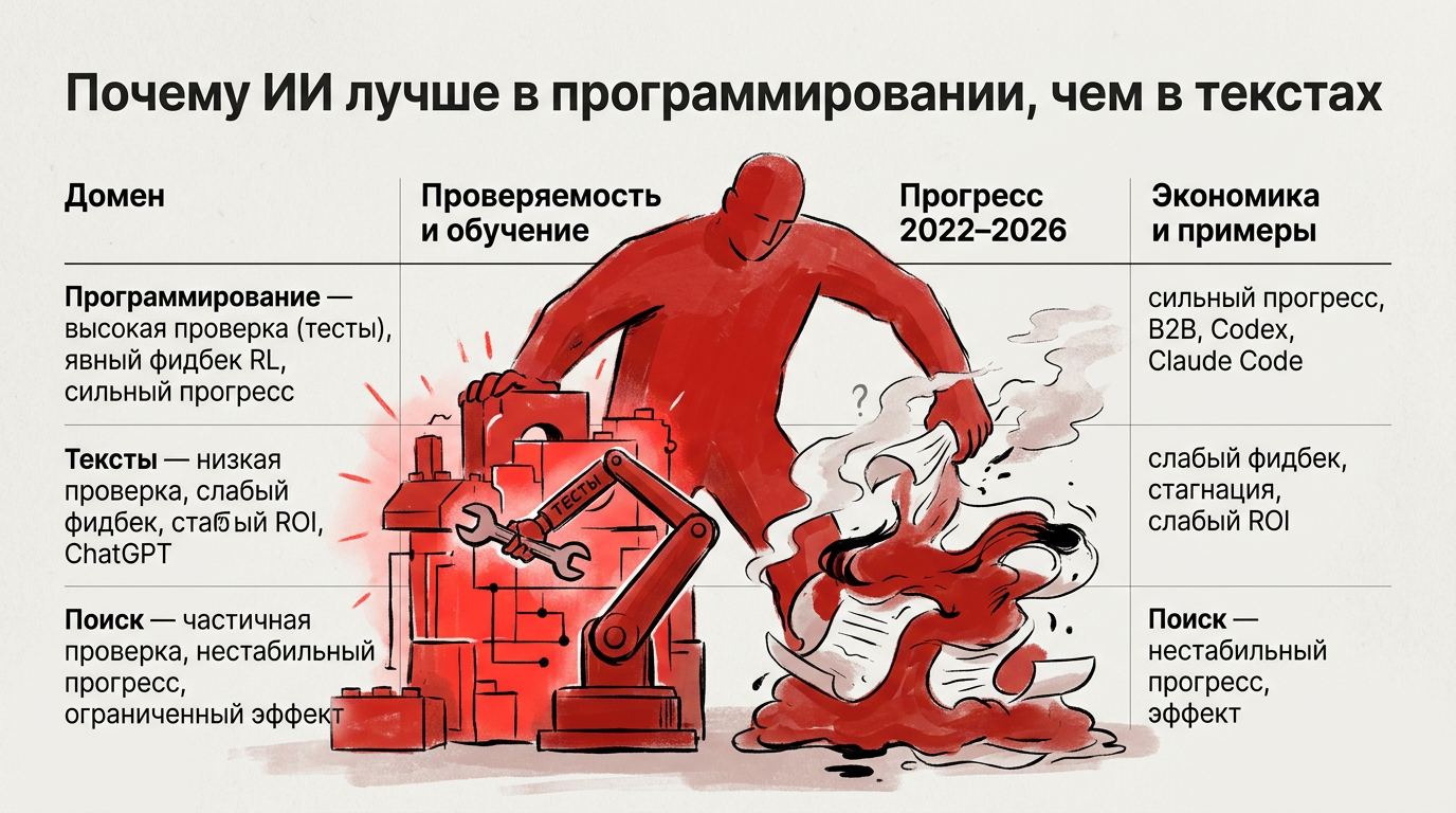 Featured image: ai coding vs text