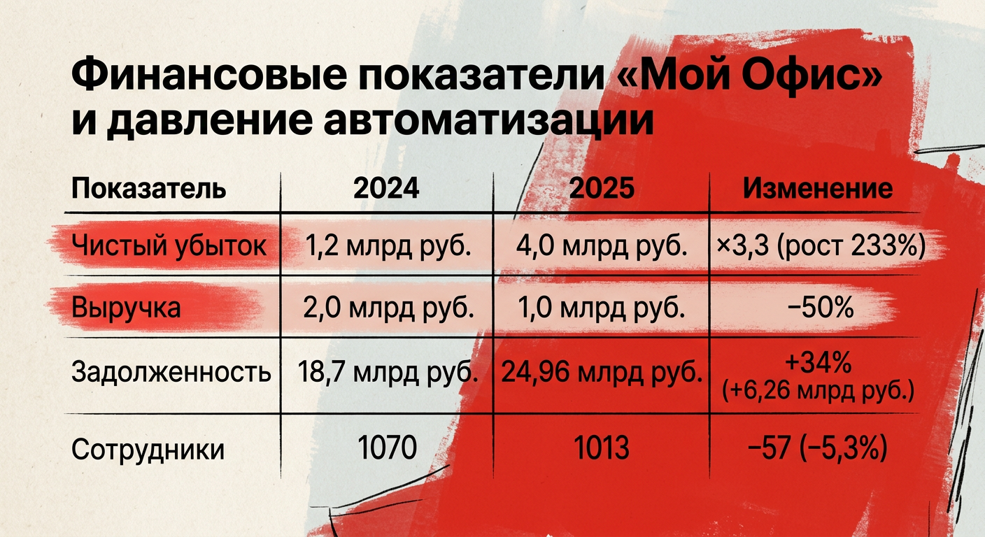 Featured image: myoffice losses restructuring