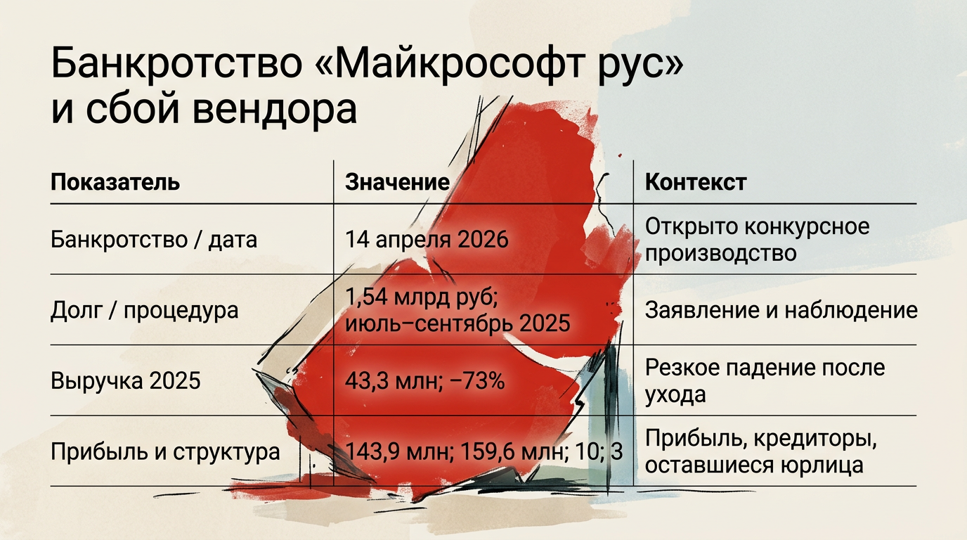 Featured image: microsoft russia bankruptcy impact