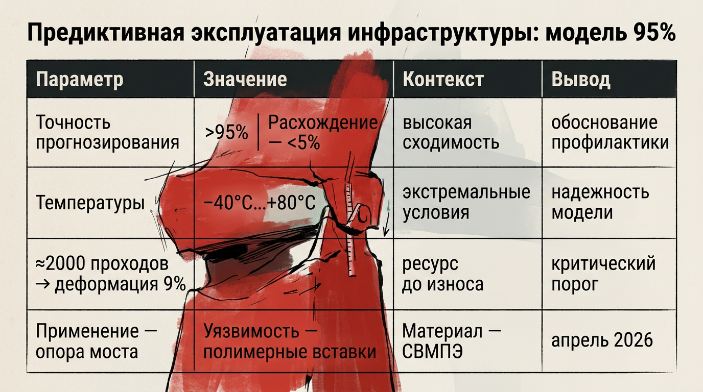 Featured image: bridge deformation model
