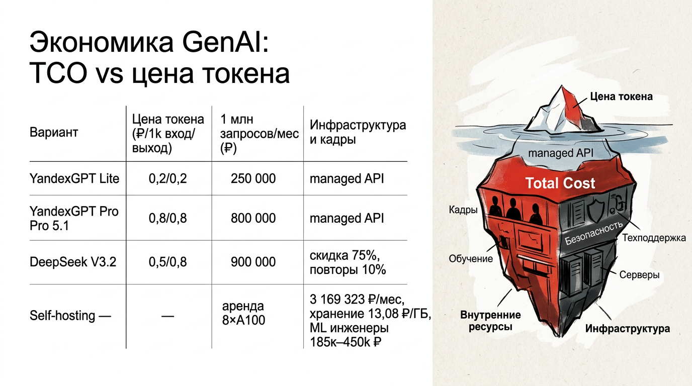 Featured image: genai cost tco vs token