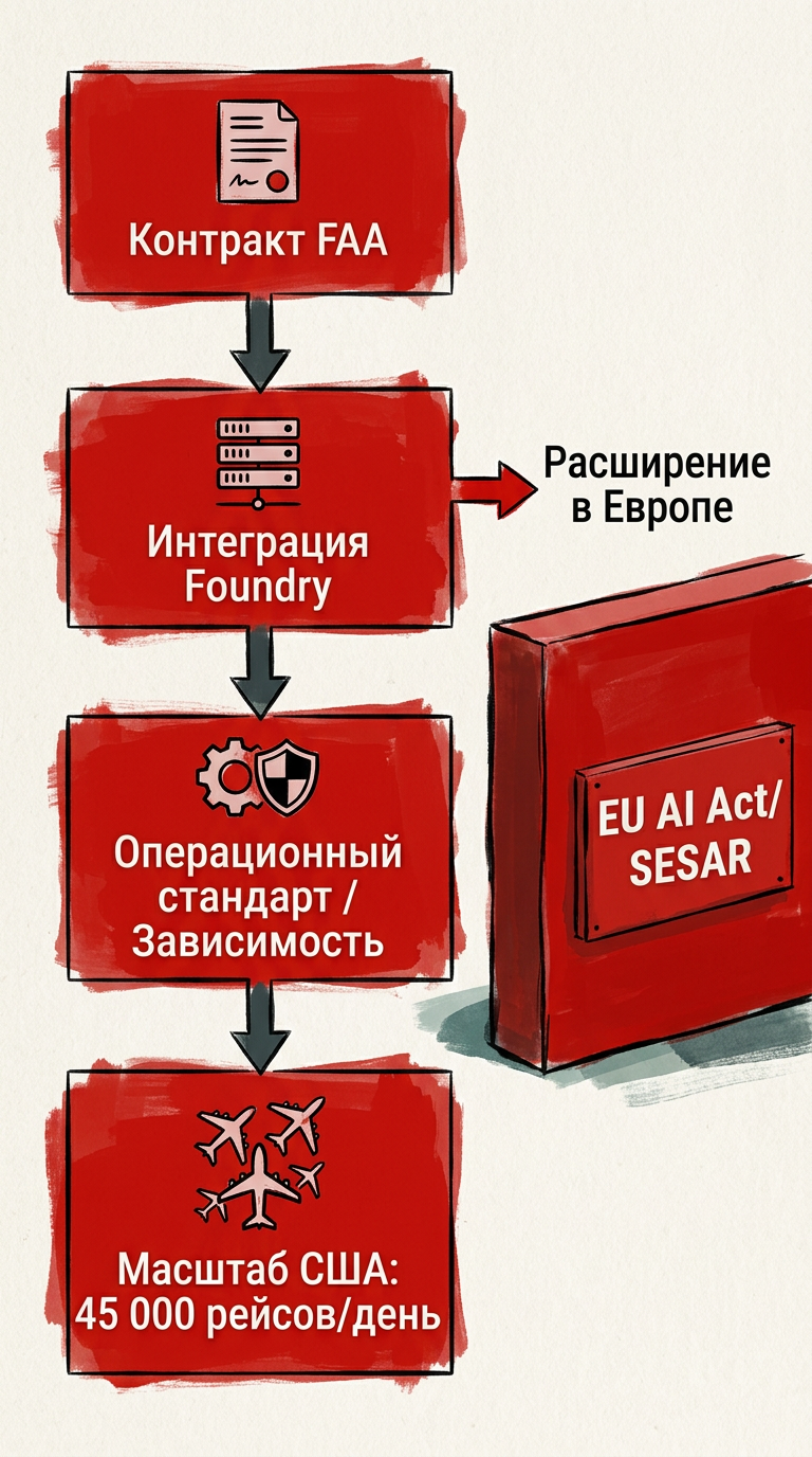 Featured image: palantir faa ai aviation
