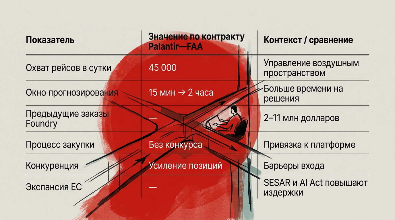 Featured image: palantir faa ai aviation